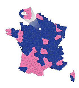 Résultats des éléctions départementales 2015