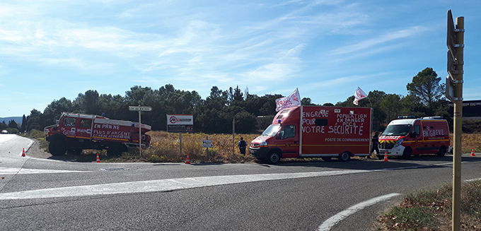 Mouvement de grève dans le Gard